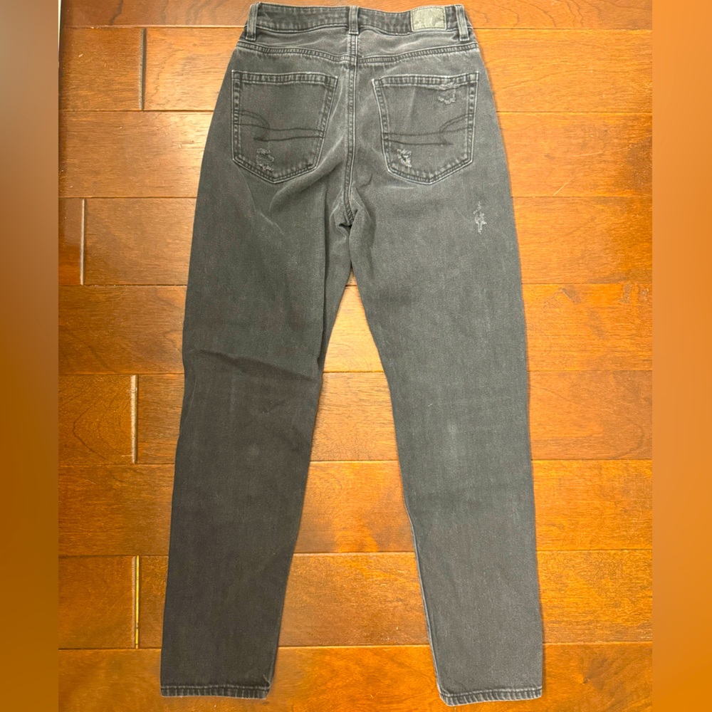 Black Mom Straight Jean - Picture 2 of 2